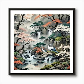 Japanese Landscape Art Print