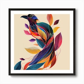 Colorful Bird - city wall art, colorful wall art, home decor, minimal art, modern wall art, wall art, wall decoration, wall print colourful wall art, decor wall art, digital art, digital art download, interior wall art, downloadable art, eclectic wall, fantasy wall art, home decoration, home decor wall, printable art, printable wall art, wall art prints, artistic expression, contemporary, modern art print, Art Print