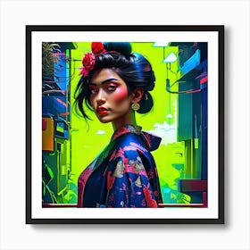 Geisha 7 Art Print