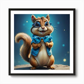 Chipmunk 20 Art Print