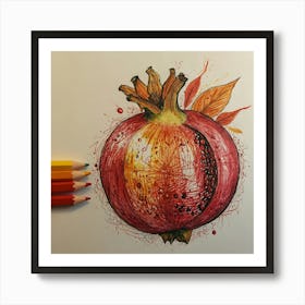 Pomegranate 20 Art Print