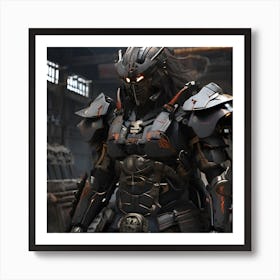 Samurai Armor Art Print