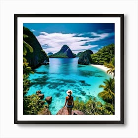 Travel Relaxation Adventure Beach Exploration Leisure Tropical Getaway Scenic Sightseeing (15) Art Print