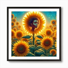 Sunflowers 4 Art Print