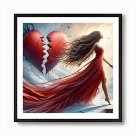 Broken Heart Art Print