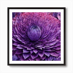 Purple flower 1 Art Print