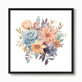 Bouquet Of Flowers 7 Art Print