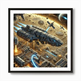 Titanium Fortress Resource Rich Areas Iron Commonwealth Art Print