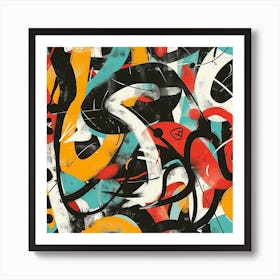 Abstract Street Art 4 Art Print