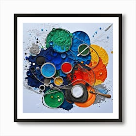 Colorful Paintings' Art Print