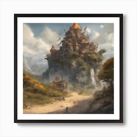 Fantasy Castle 57 Art Print