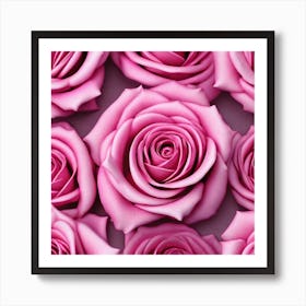 Pink Roses 8 Art Print