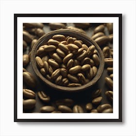 Coffee Beans In A Bowl 12 Art Print