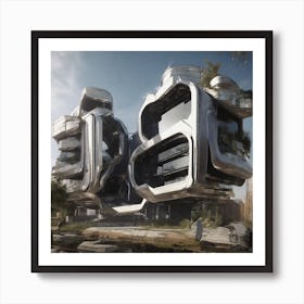 Futuristic Architecture 28 Art Print