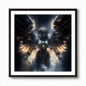 Angel With Wings 1 Art Print