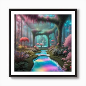 Fairytale Garden Art Print