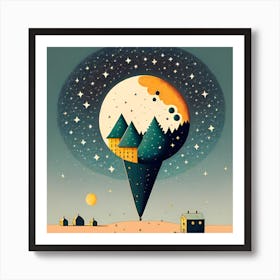 Ice Cream Cone Art Print