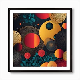 Abstract Background Art Print