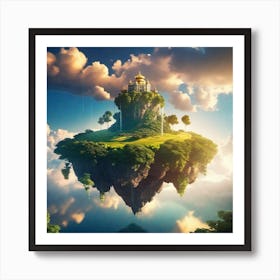Island In The Sky 1 Art Print