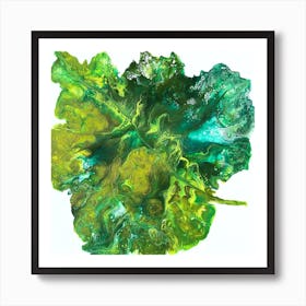 Green leaf 8 Art Print