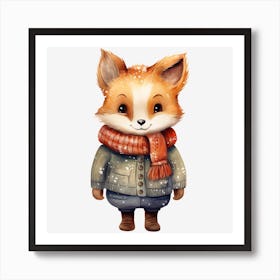 Cute Fox 2 Art Print