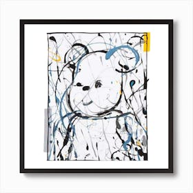 Bear Graffiti Art Print