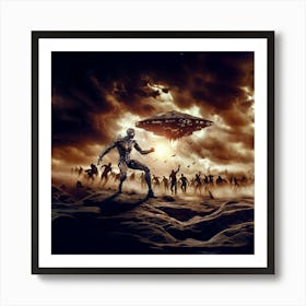 The Fight for Mankind Art Print