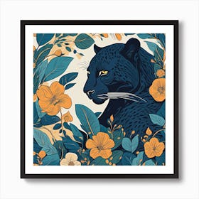 Black Panther 5 Art Print