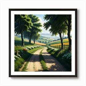 Country Road 9 Art Print