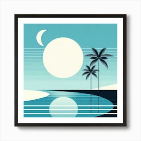 The Blue Lagoon Art Print