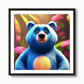 Bear In The Forest 1 Art Print