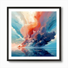 Atmospheric Abstraction 1 Art Print