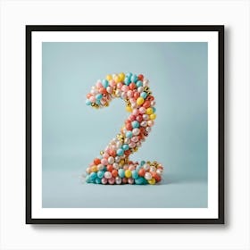 Balloon Number Two Art Print