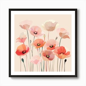 Poppies 62 Art Print