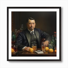 Man At The Bar Art Print