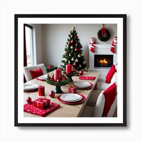 Christmas Table Setting 5 Poster