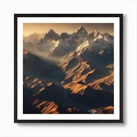 Tibetan Mountains Art Print