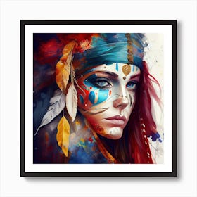 Powerful Warrior Woman  #9 Art Print