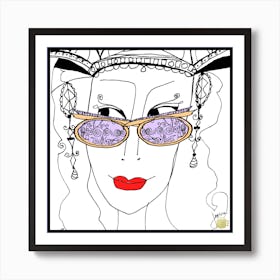 Queens In The Game Jessica Stockwell 7  by Jessica Stockwell Art Print