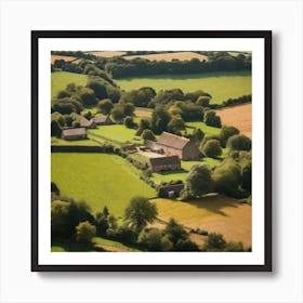 Farm In The Countryside 12 Art Print