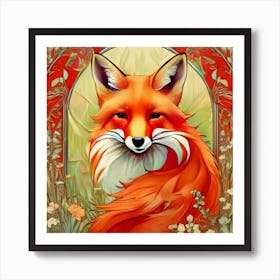 Bushy Tailed Fox Affiche