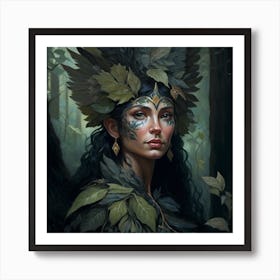 Elven Woman 1 Art Print