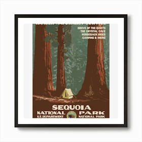 Sequoia National Park Art Print