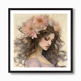 Dandelion Dreams Fairytale Whispers Art Print