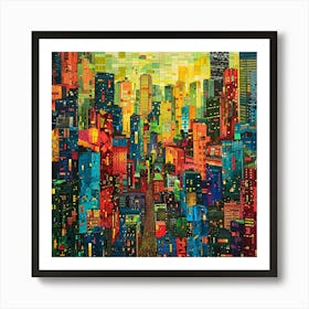 Cityscape 45 Art Print