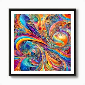 Abstract Painting 12 Art Print