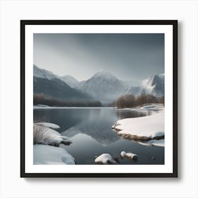 Winter Landscape 1 Art Print