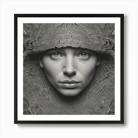 Face Of A Woman Art Print