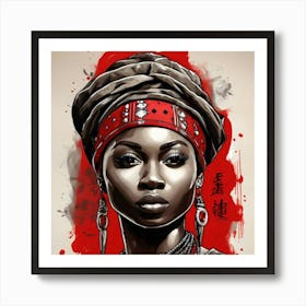 African Woman Poster