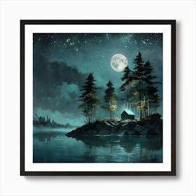 Night In The Woods Art Print